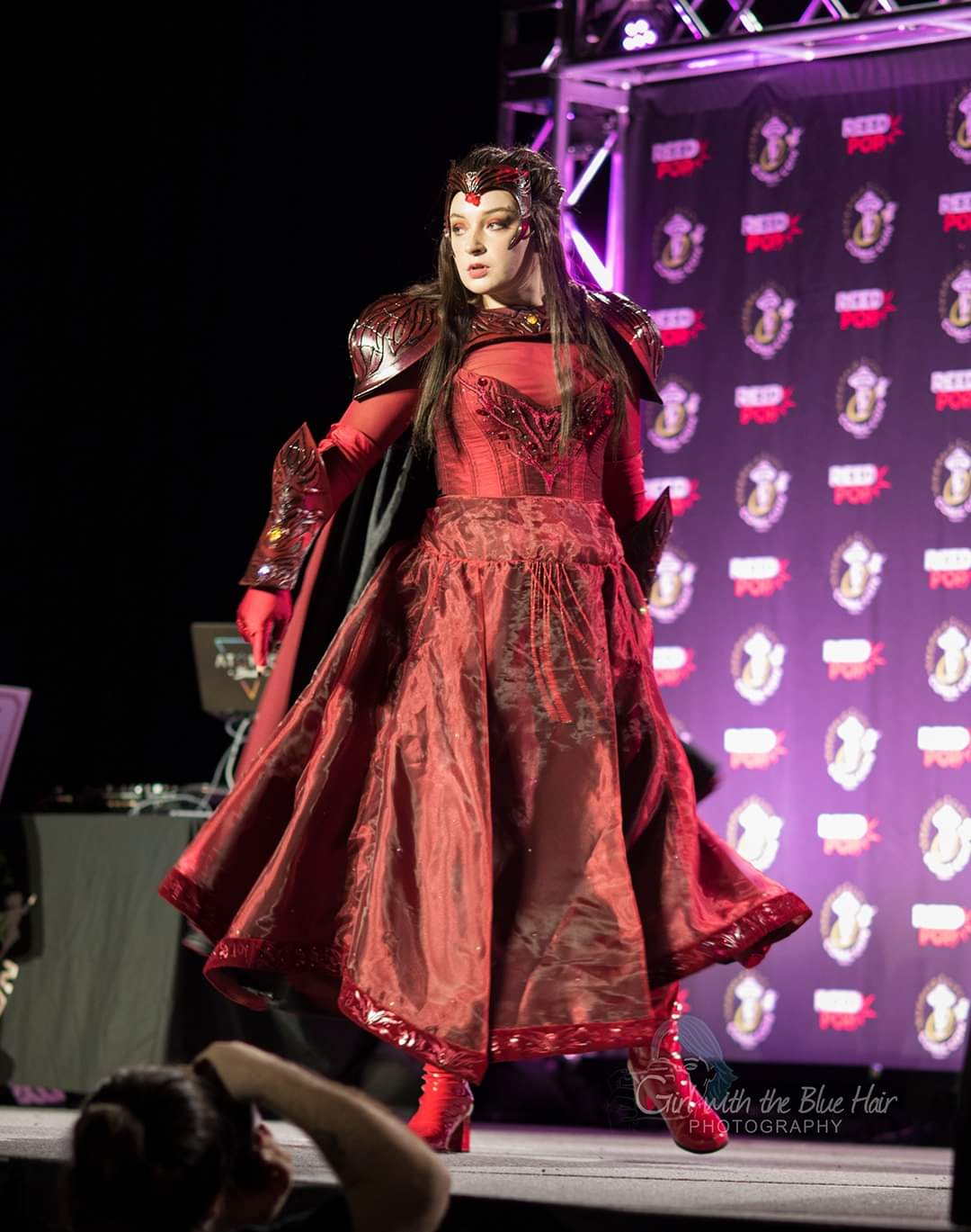 Scarlett Witch applique detail
