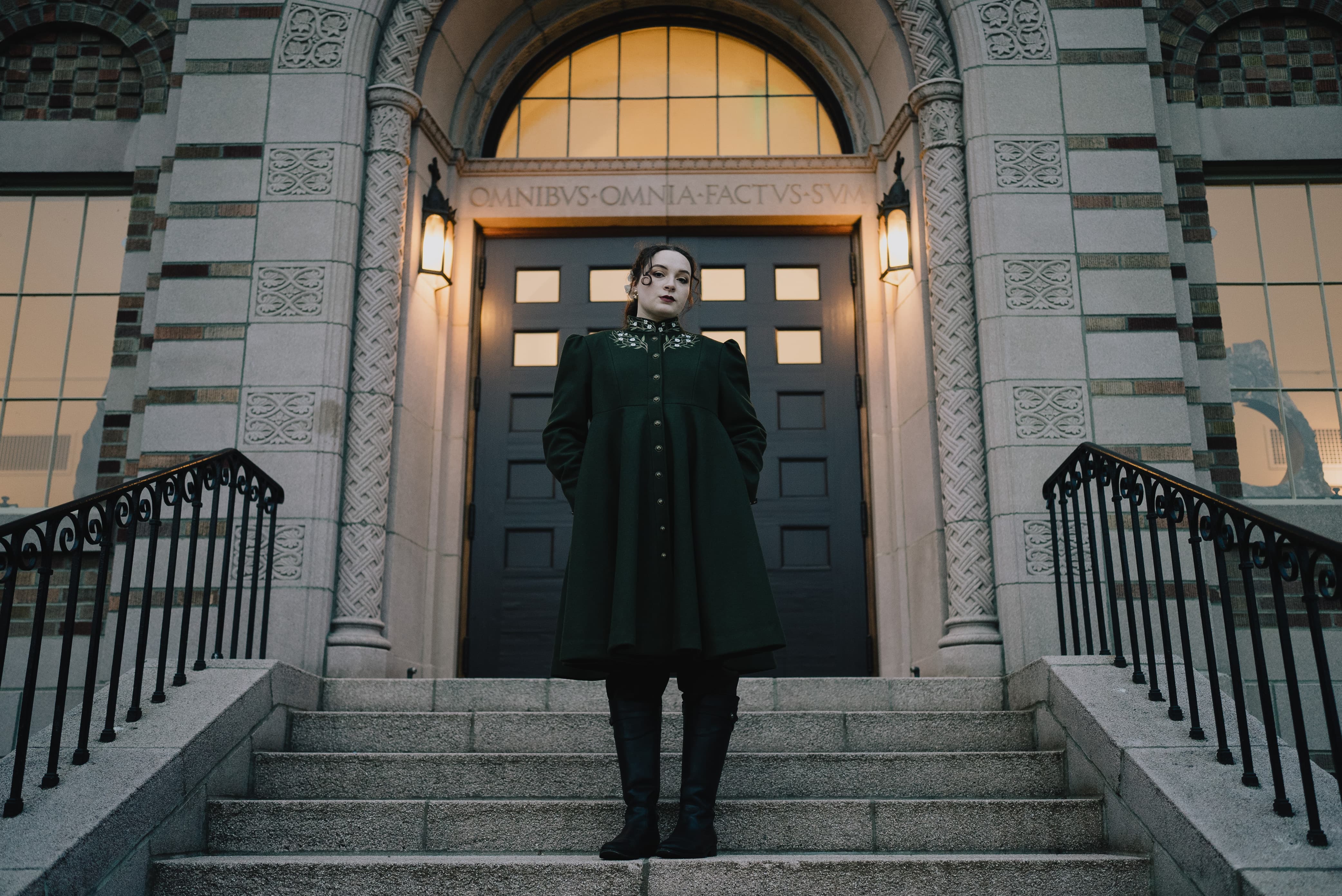 Embroidered Coat back