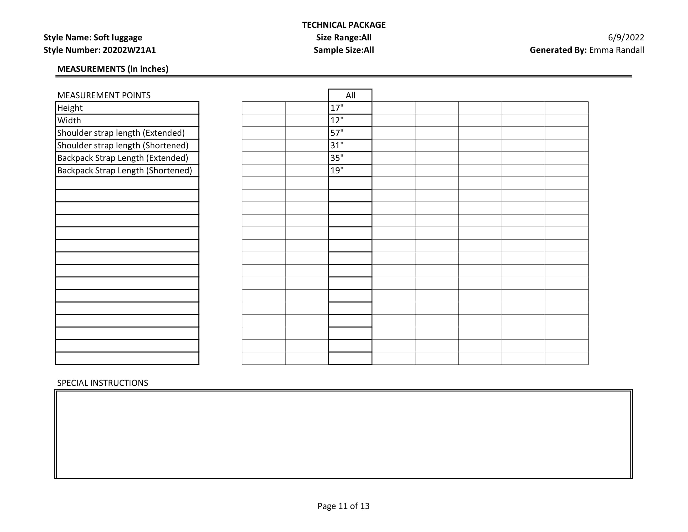 Backpack tech pack page 11